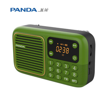 熊猫（PANDA）S1老年人收音机戏曲音乐播放器便携式随身听小音箱充电插卡（绿）100012791600
