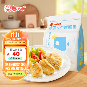 Kiddyfresh 鹿优鲜 小方鳕 冰岛大西洋鳕鱼 260g食品类商品-全利兔-实时优惠快报