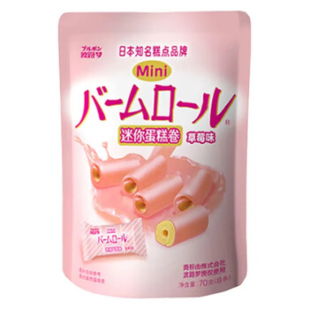 波路梦迷你蛋糕卷（草莓味）70g食品类商品-全利兔-实时优惠快报