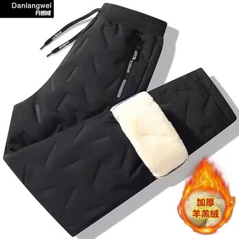 danlangwei 丹朗威 冬季加绒加厚羊羔绒雪地裤 束脚/直筒可选服饰鞋包类商品-全利兔-实时优惠快报