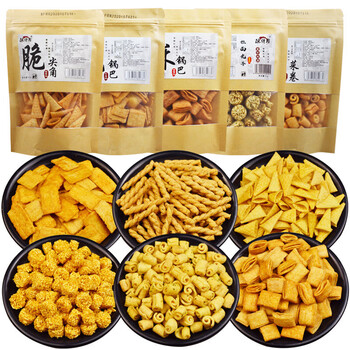 有券的上：头号食客 零食大礼包 700g（6种口味各一袋+随机一袋）食品类商品-全利兔-实时优惠快报