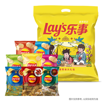 （Lay's）乐事 零食 春季限定大礼包 555g*3件食品类商品-全利兔-实时优惠快报