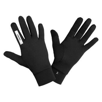 DECATHLON 迪卡侬 户外跑步轻薄舒适保暖触屏手套纯黑色XL-4564124运动户外类商品-全利兔-实时优惠快报