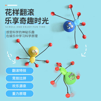 竺古力 爬墙蜘蛛人 翻跟斗人 绿色母婴玩具类商品-全利兔-实时优惠快报