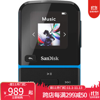 SanDisk Clip Sport Go ֲ MP3 32GB ˶Я ɫ