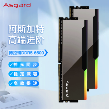 ˹أAsgard̨ʽڴDDR5ƵXMPɢ ʫ֮-DDR5 6600 32GB 2 (16G*2)