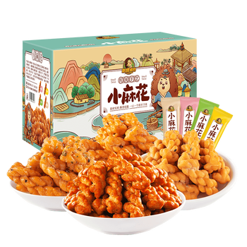刺猬阿甘 芝麻小麻花 360g食品类商品-全利兔-实时优惠快报