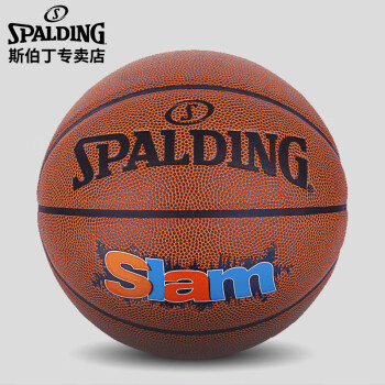 斯伯丁(SPALDING)经典大满贯篮球街头灌篮涂鸦系列升级款7号PU蓝球76-886Y