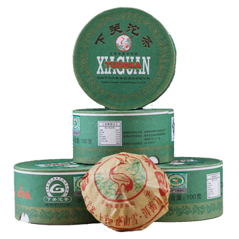 下关沱茶 2011年下关 绿盒甲沱 普洱茶 生茶100克/沱*5盒 茶窝茶叶全利兔-实时优惠快报