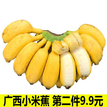 果迎鲜 香蕉 广西小米蕉 芭蕉 新鲜水果 生鲜 生果