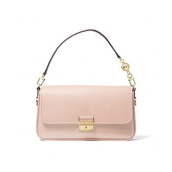 MICHAEL KORS 迈克·科尔斯 Bradshaw 小号皮质单肩包 裸粉色 30S1G2BL1L SOFT PINK 1全利兔-实时优惠快报