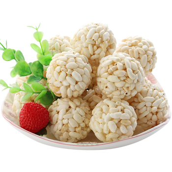 爆米花糖传统米花球米花酥糕点米团零食休闲零食食品 米花糖球形(大米