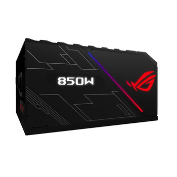 华硕（ASUS）玩家国度ROG雷神电源850W（核心十年保修/白金牌认证/神光同步/OLED显示屏/全日系电容/含套线）