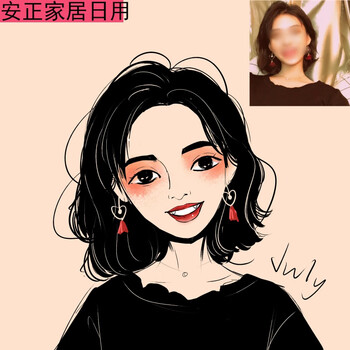 q版头像卡通人物形象logo设计真人照片转手绘漫画定制作情侣微信 其它