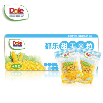 Dole 都乐 吉林甜玉米粒30袋装 单袋60g 低脂轻食 精品礼盒装食品类商品-全利兔-实时优惠快报