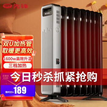 先锋（SINGFUN）取暖器/电油汀电暖器/家用电暖气片/室内加热器电烤火炉电炉 DS6119（9片）