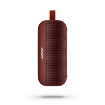 Bose SoundLink Flex 蓝牙扬声器 迷你无线便携重低音防水音箱音响低音炮 酒红色