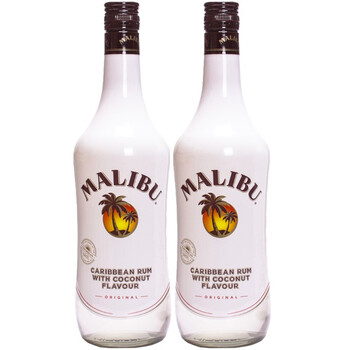 洋酒西班牙马利宝malibu椰子朗姆酒双瓶