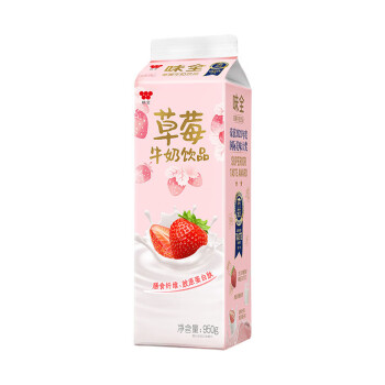 味全 草莓牛奶饮品 950ml 低温冷藏牛奶牛乳