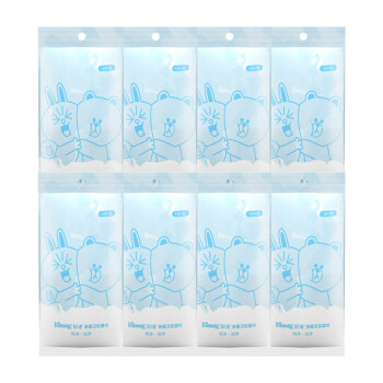 舒洁（Kleenex）湿纸巾 卡通洁肤卫生湿巾便携装10片*8包装,降价幅度0.9%
