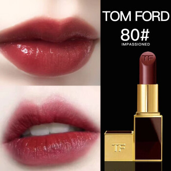 【专柜正品】(tom ford)汤姆福特 烈焰幻魅唇膏80 # tf黑金黑管口红套
