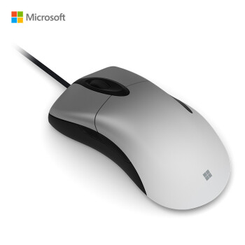 微软 (Microsoft) Pro IntelliMouse 银珀 | Pro IE有线游戏鼠标 电竞光学引擎 16000DPI 自定义按键 RGB尾灯