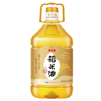 金龙鱼 食用油 3000PPM稻米油3.58L