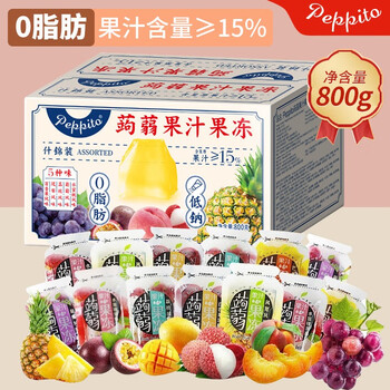 Aji 蒟蒻果汁果冻 5种口味混合 800g食品类商品-全利兔-实时优惠快报