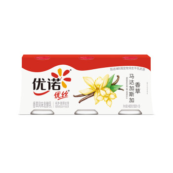 PLUS会员：优诺优丝香草味 风味发酵乳135g *3杯*5件食品类商品-全利兔-实时优惠快报