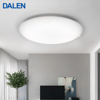 达伦（DALEN）吸顶灯LED星空设计客厅卧室灯具现代简约灯具 遥控调光调色38W