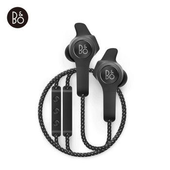 B&O PLAY beoplay E6 入耳式蓝牙无线耳机 运动耳机 手机游戏耳机 苹果安卓通用 跑步磁吸式耳机耳麦 黑色