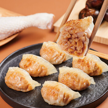 包道 奥尔良鸡腿饺396g*2 鲜肉饺子 水饺 煎饺 早餐早点 共36只全利兔-实时优惠快报