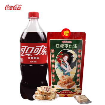 可口可乐（Coca-Cola）可乐零度汽水碳酸饮料3瓶搭配小零食超值优费 零度3瓶+红糖枣仁派