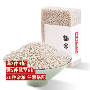 粥家铺子（ZHOUJIAPUZI） 糯米 500g*5袋食品类商品-全利兔-实时优惠快报
