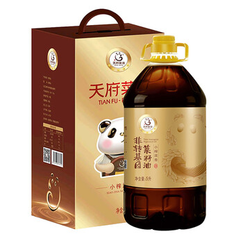 20点开始：TIAN FU-RAP OIL 天府菜油 小榨工艺四川浓香菜籽油 5L食品类商品-全利兔-实时优惠快报