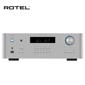 ROTEL路遥 RA-1572 音响 音箱 HiFi高保真功放机 家用蓝牙功放 立体声合并式功率放大器 120W/声道 银色