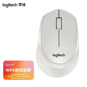 罗技（Logitech） M275(M280)无线鼠标 家用商务办公鼠标 右手鼠标人体工学 企业采购 M275 白色