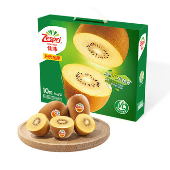 忽然放券：Zespri 佳沛 阳光金奇异果巨大果10个单果重约 141-174g食品类商品-全利兔-实时优惠快报