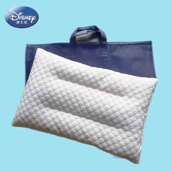 迪士尼（Disney）乳胶枕碎乳胶家用通用透气超柔枕头芯枕芯 水立方碎乳胶枕（小号30*50cm） 单只装