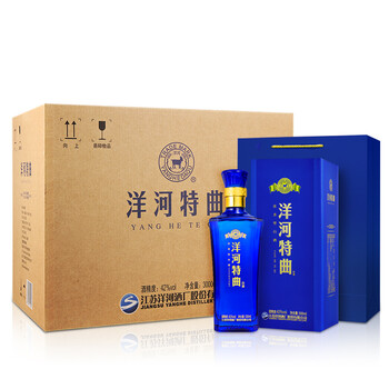洋河洋河特曲浓香型白酒42度500ml6瓶整箱装