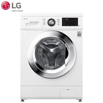 LG 9公斤直驱变频全自动滚筒洗衣机 电脑控制 不锈钢 奢华白FCM902W