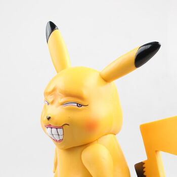 抖音宠物小精灵口袋妖怪猥琐色色表情皮卡丘妙蛙种子萌贱 皮卡丘15cm