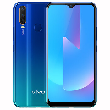 vivo U3x 4GB+64GB 深湖蓝 5000mAh大电池 18W双引擎闪充 超广角AI三摄 骁龙665处理器 全网通4G手机
