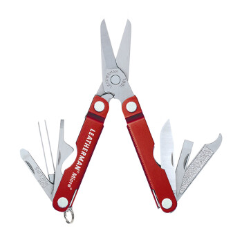 莱泽曼(leatherman)micra魅力多功能剪刀 美国进口迷你多用工具钥匙扣