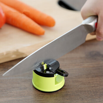 木杰 家用磨刀器多功能刀快速定角磨刀石棒钨钢厨房小型工具 1个随机色