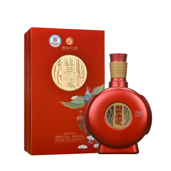XIJIU 习酒 53度酱香型白酒 习酒喜宴500ml 单瓶装食品类商品-全利兔-实时优惠快报