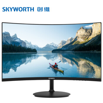 Skyworth 创维 24C1 23.6英寸 VA显示器（1080P、1500R、99﹪sRGB）