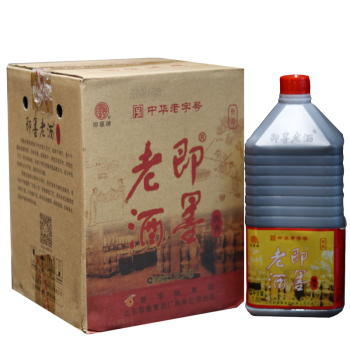 即墨老酒陈香桶装黄酒半甜型1800ml*4桶不含焦糖色新老包装随机发货