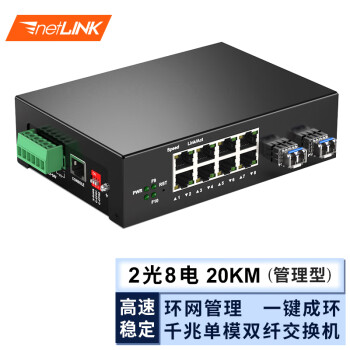 netLINK HTB-G218-SI-20KM/SFP ǧ28ͽ ģ˫20 ؼշ  1̨
