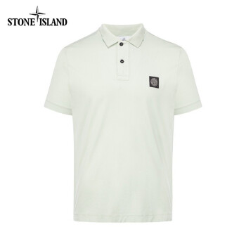 stoneisland短袖,stoneisland袖标 石头岛stoneisland男士polo衫21春夏纯色短袖mo741522613浅绿色l